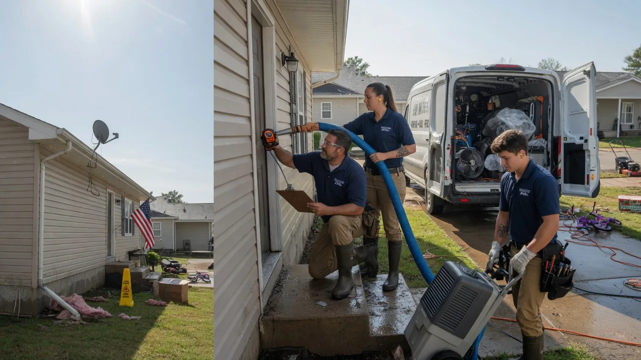 Ceiling Water Damage Restoration in Connellsville, PA near me